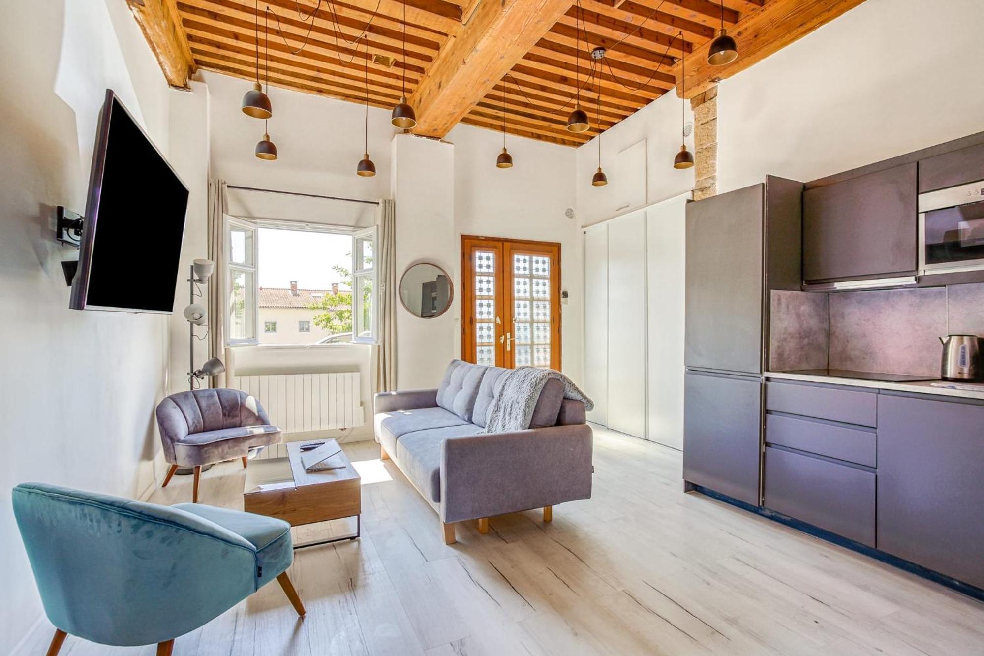 Charming 6-Person Apartment Terreaux & Croix Rousse Area Lyon Exterior photo